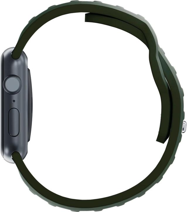 Immagine prodotto 3MK Cinturino in silicone ciemnozielony/ verde scuro dla Apple Watch 38/40/41mm (Acciaio inossidabile, Silicone)