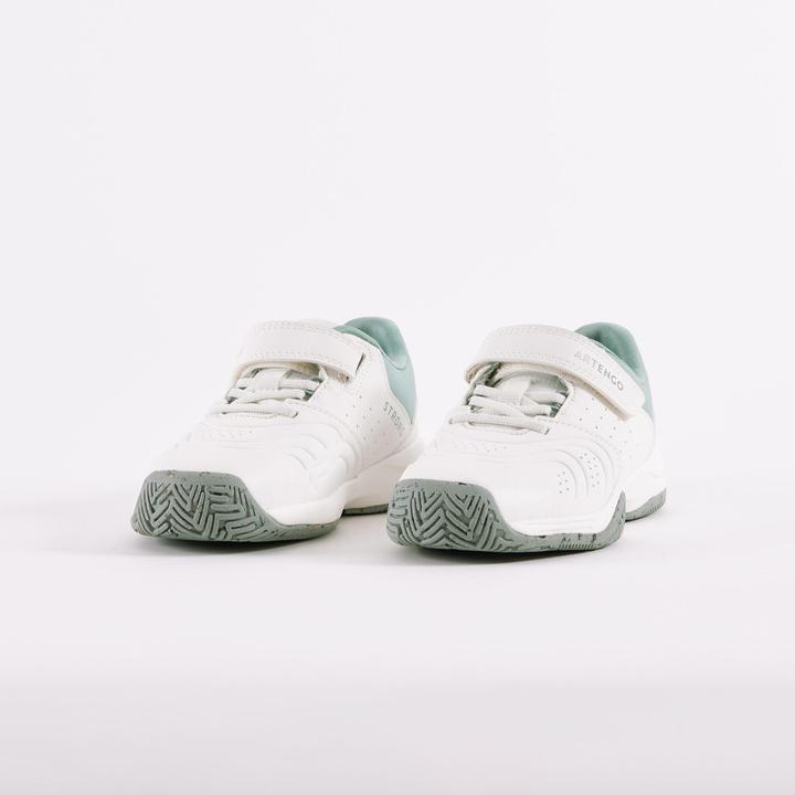Produktbild Kuikma Kinder Tennisschuhe mit Klettverschluss - TS Strong Kd weiss (32)
