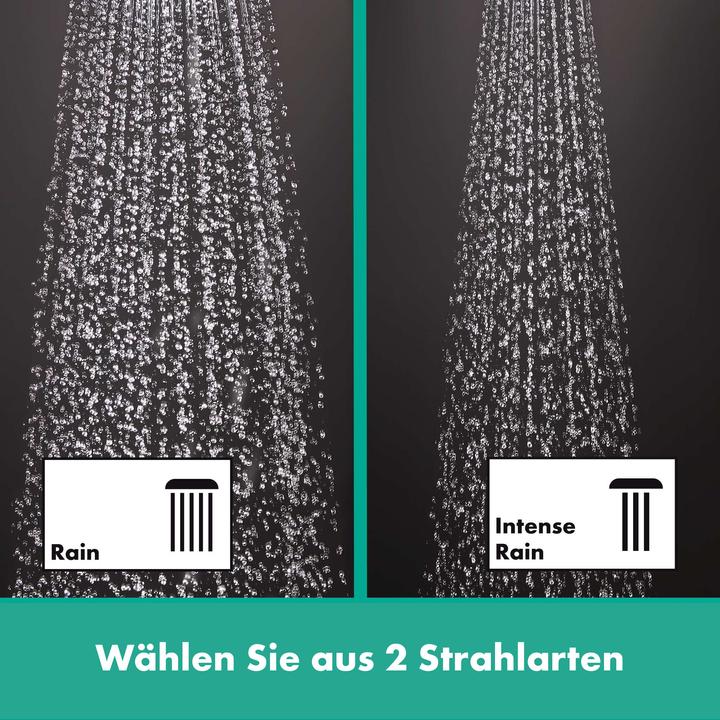 Produktbild hansgrohe Vernis Blend Duschset 100 Vario wassersparend mit Duschstange Crometta 65 cm (2 Strahlarten, 9.70 l/min)