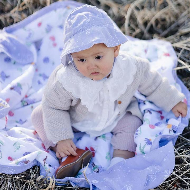 Immagine prodotto Bébé au Lait Cappello da sole classico in mussola (Taglia unica)