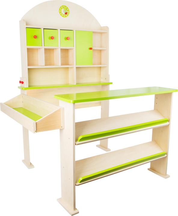 small foot Verkaufsstand Markttag