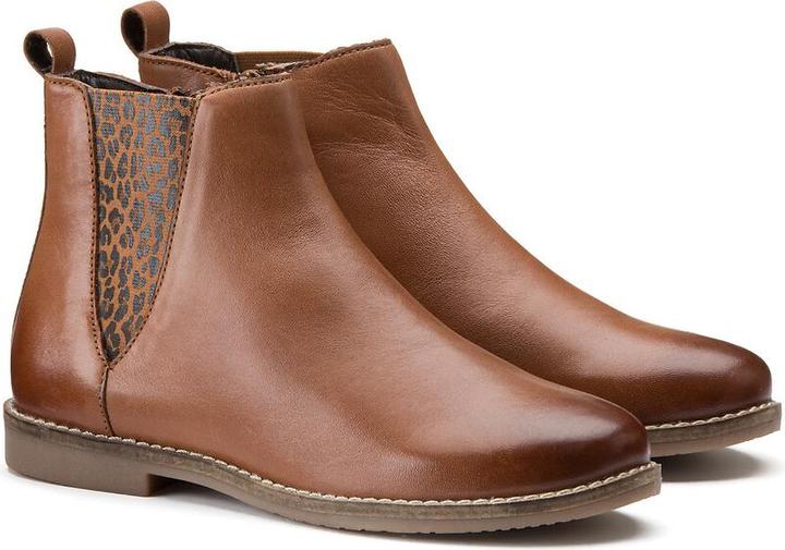 Immagine prodotto La Redoute Collections Stivali Chelsea in pelle con stampa leopardo (37)