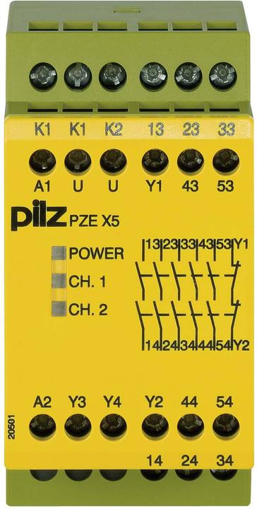 Produktbild Pilz 774595 PZE X5 24VDC 5n/o