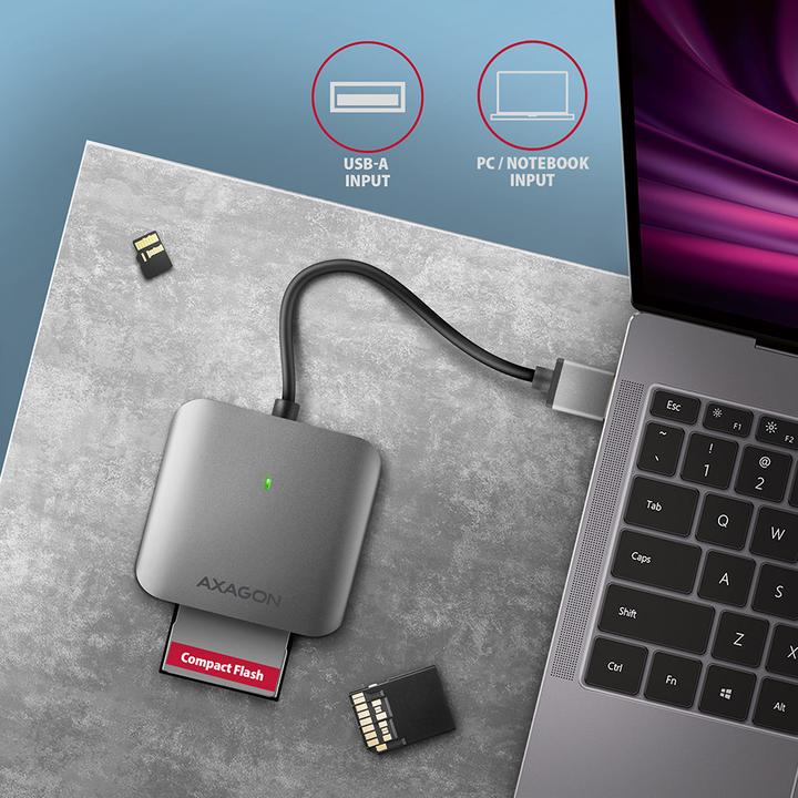 Actual product image Axagon CRE-S3 (USB 3.0 standard-A plug)