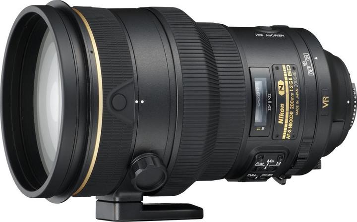 Nikon AF-S Nikkor 200mm f/2G ED VRII (Nikon F, Plein format)