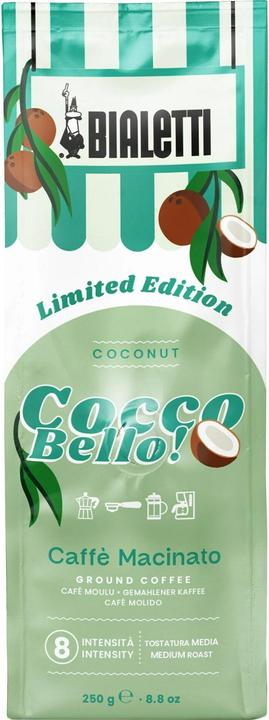 Bialetti Kaffee gemahlen Cocco Bello 250 g, Entkoffeiniert: Nein (Mittlere Röstung, 250 g)