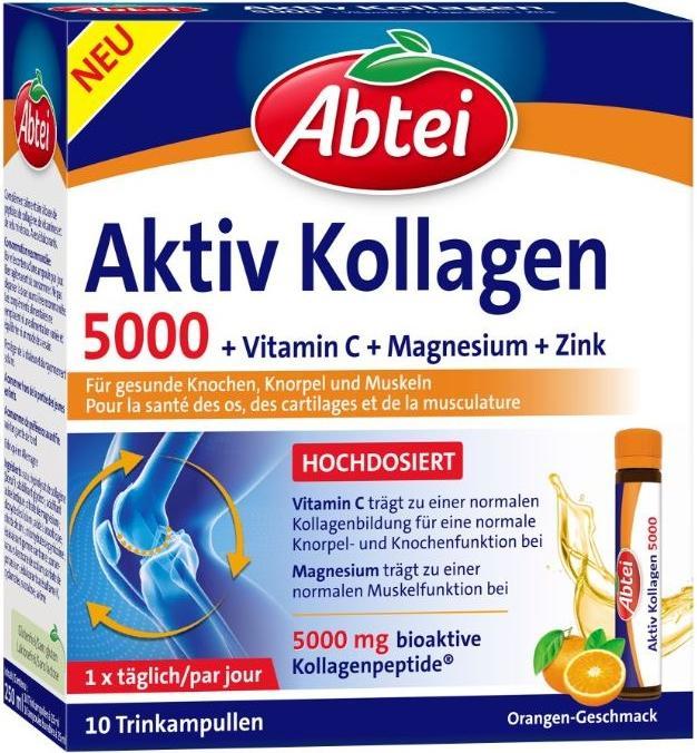 Abtei Aktiv Kollagen 5000 (10 Stück, Ampulle, 500 g)