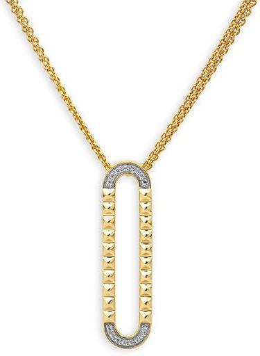 Breuning ANHÄNGER - BRILL. 0,088 Ct. H/si (750/18 K Gold)