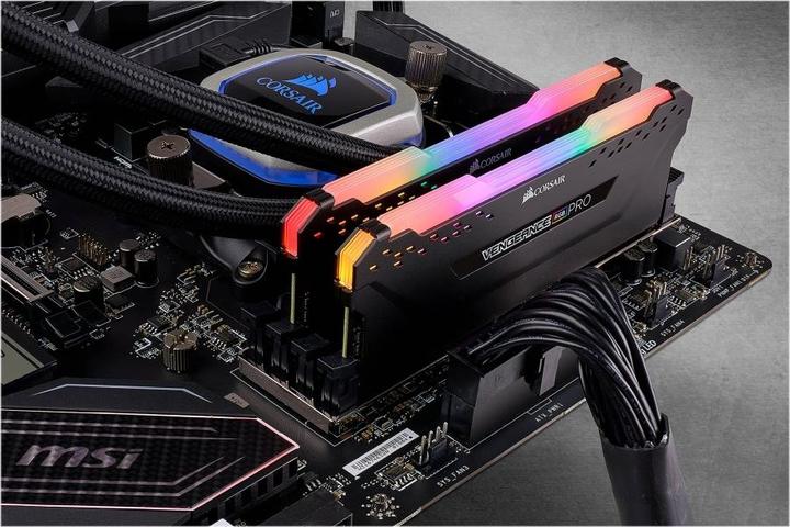 Produktbild Corsair Vengeance CMW16GX4M2E3200C16-TUF Speichermodul 16 GB 2 x 8 GB DDR4 3200 MHz (2 x 8GB, 3200 MHz, DDR4-RAM, DIMM)