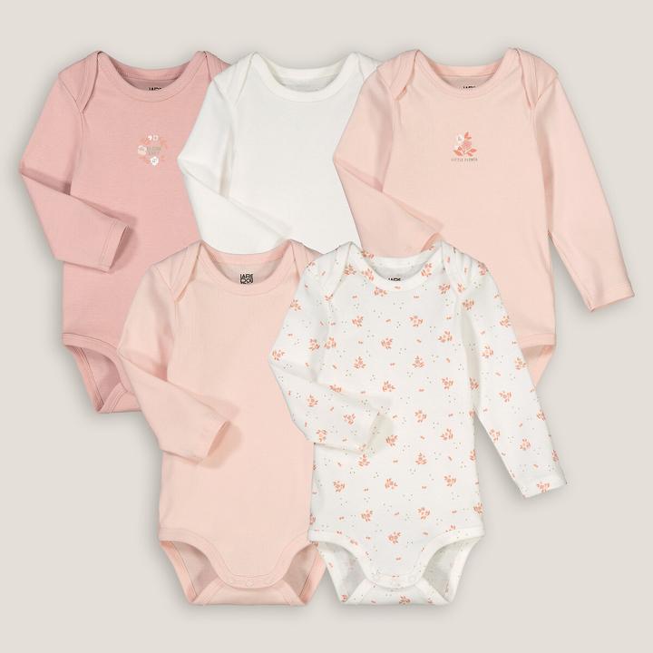Produktbild La Redoute Collections 5er-Pack Bodys mit langen Ärmeln (92)