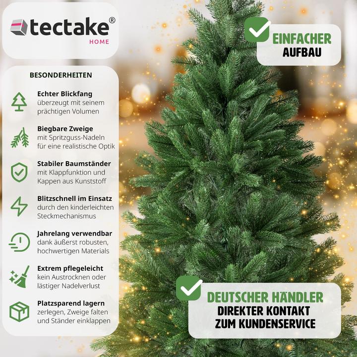 Actual product image tectake Artificial Christmas tree (140 cm)