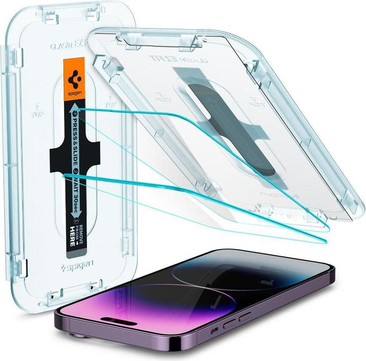 Image du produit Spigen Verre TR iPhone 14 Pro Max 2 pièces (2 pièce(s), Apple iPhone 14 Pro Max)