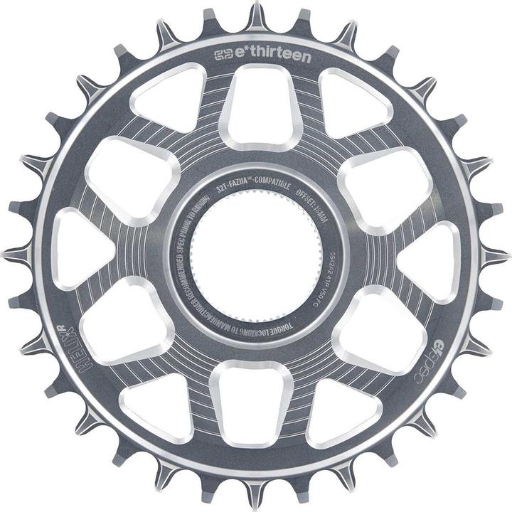 e*13 Helix R e*spec SRAM Direct Mount Kettenblatt, TQ HPR50, 32 Z., silver (32)