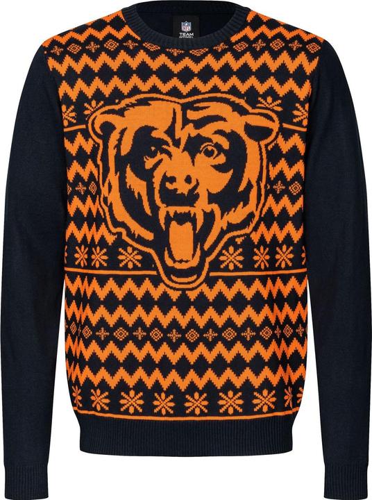 Foco NFL Winter Sweater XMAS Strick Pullover Chicago Bears - M (M)
