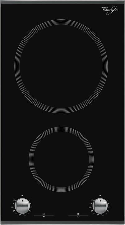 Whirlpool AKT 360/IX hob Black Built-in Zone induction hob 2 zone(s)