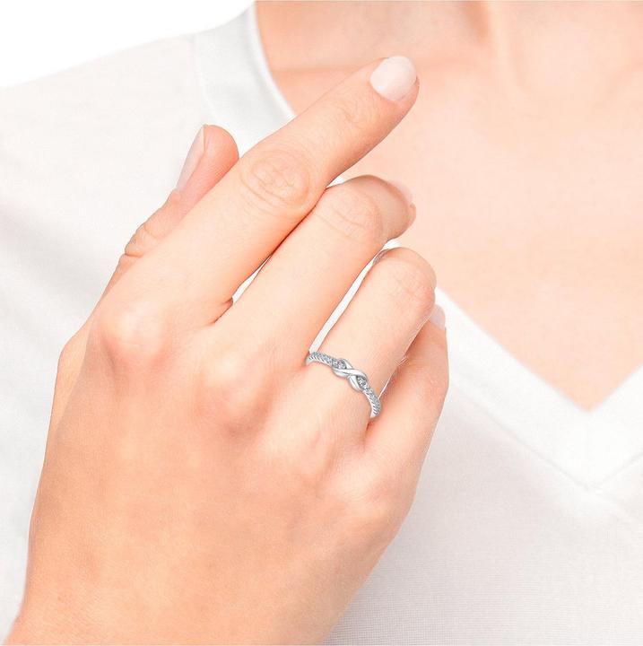 Immagine prodotto S.Oliver Anelli da donna, Argento 925, Zirconi (sintetici) | Infinito (54, 925 Argento)