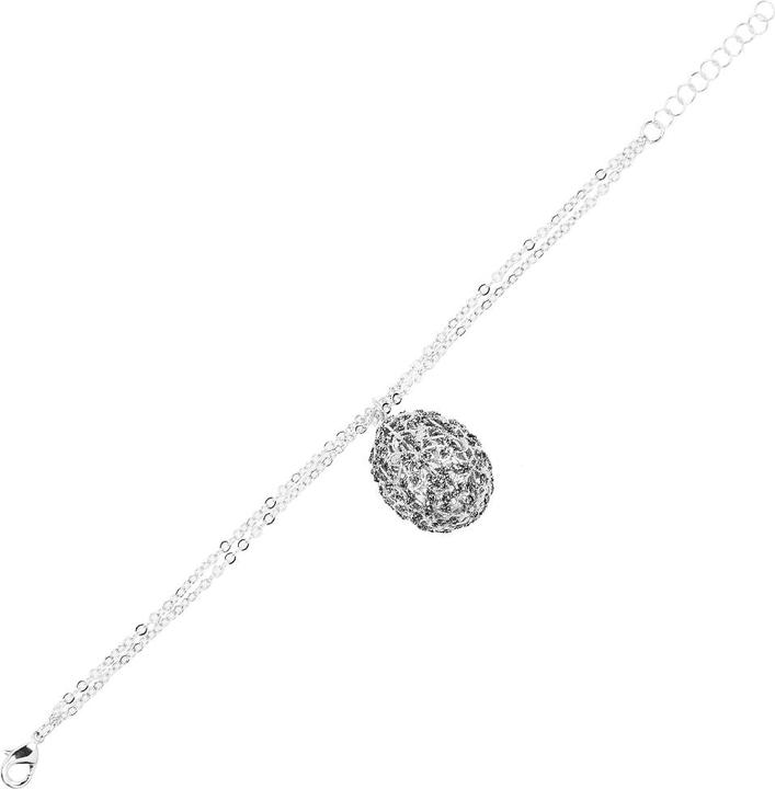 Ottaviani Bracelet with black diamond glitter