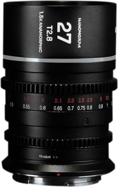 Produktbild Venus Optic Festbrennweite Nano 1.5X 27mm T/2.8 (Silver) – Sony E-Mount (Sony E, Vollformat)