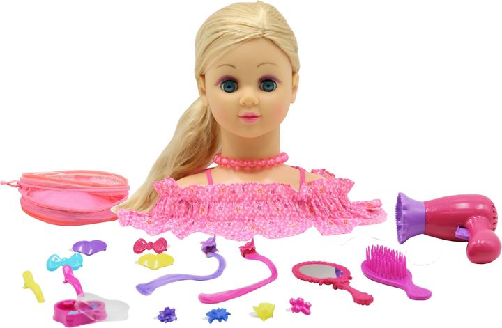 Image du produit happytoys Happy Friend - Tête de coiffure cheveux blonds (504404)