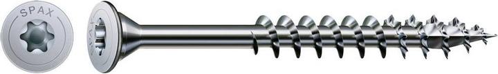 Produktbild Spax Tellerkopfschraube flach 5,0 x 87 mm 150 Stk. ( 0251010500875 ) Teilgewinde Torx T-STAR plus (150 Schrauben pro Stück)