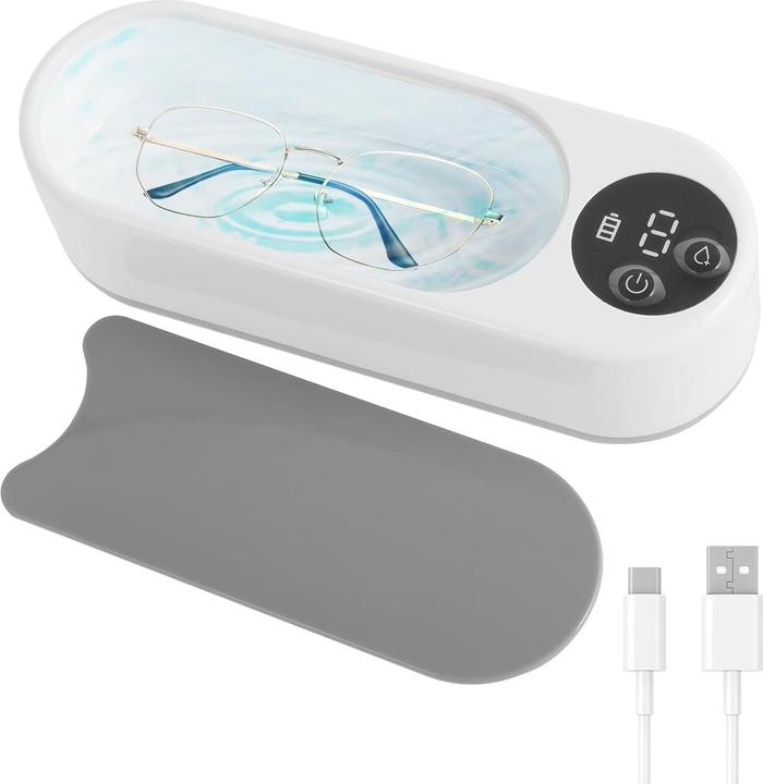 Produktbild Cbx Ultraschallreiniger für Schmuck, Brillen & mehr – mit Timer (300 ml)