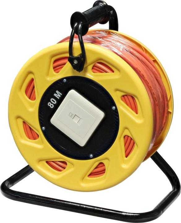 Produktbild InLine Netzwerk-Kabeltrommel Cat.6A (S/FTP, CAT6a, 80 m)