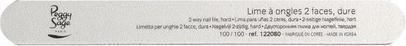 Peggy Sage 2-Way Nail File Hard Nail File 100/100 White