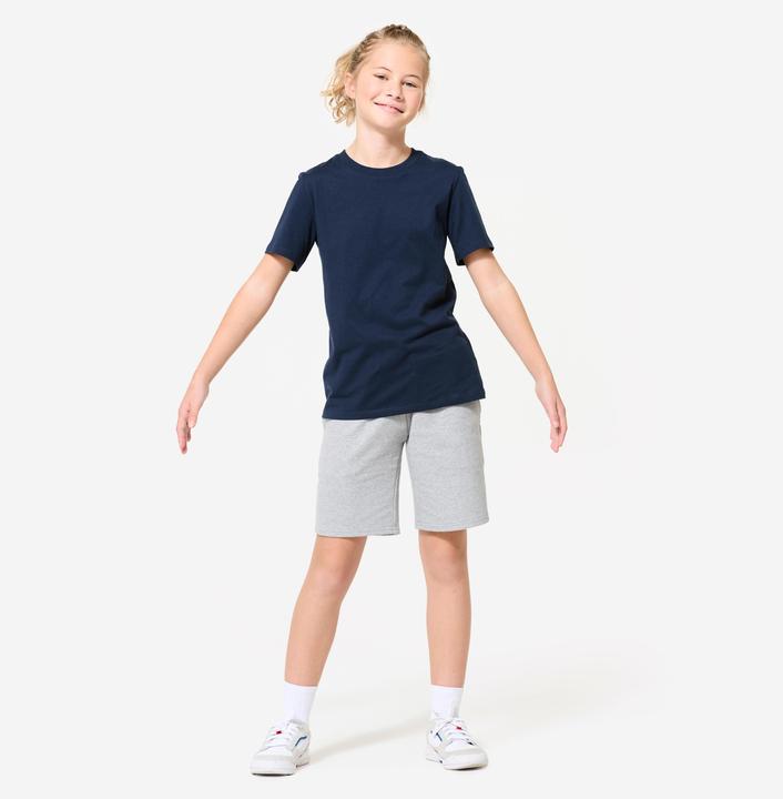 Actual product image Domyos Shorts Kinder Multisport Baumwolle - graumeliert (8, 9, 10)