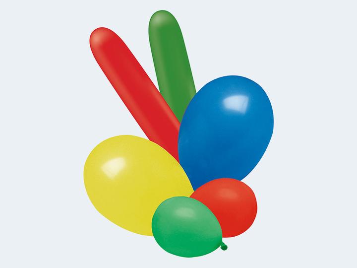 Tib 300 Luftballon bunt gemischte Farben,Formen,Grössen (1 x)