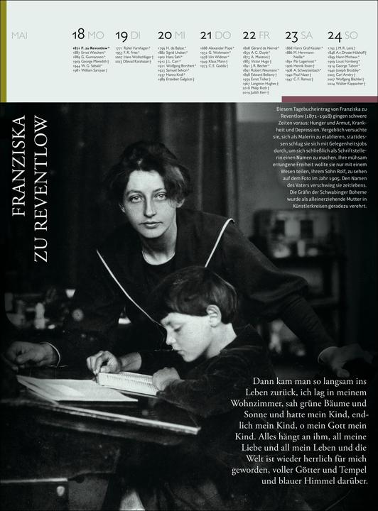 Produktbild Der Literatur Kalender Wochenkalender 2026 (Deutsch)