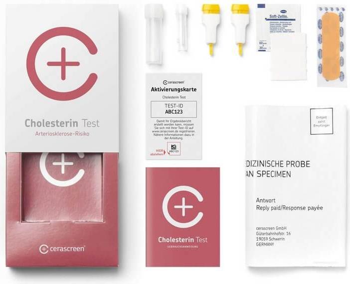 Actual product image Cerascreen Test kit cholesterol 1 piece (Cholesterol tests)