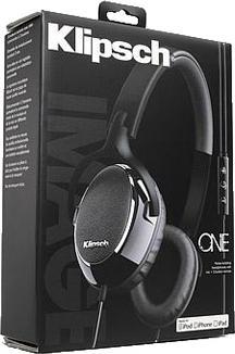 Actual product image Klipsch Image ONE headphones black, incl. microphone & remote