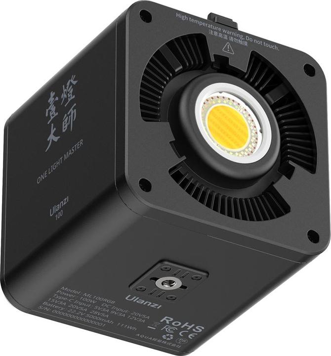 Produktbild Ulanzi ML100RGB 100W Portable LED Video Light RGB(With EU Adapter)