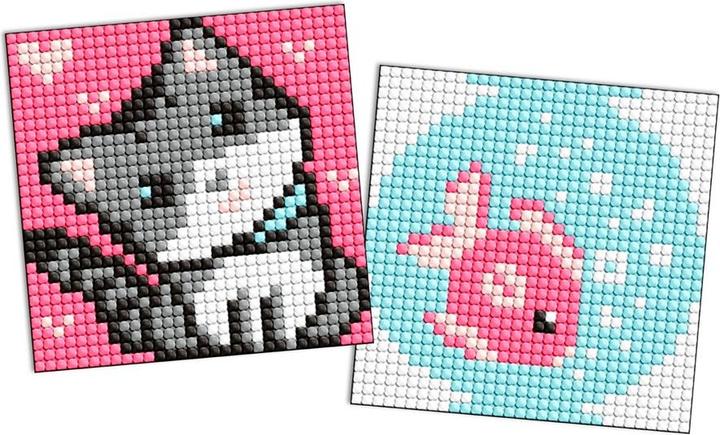 Produktbild Ideyka Diamond Painting Magnet - Fisch und Kätzchen