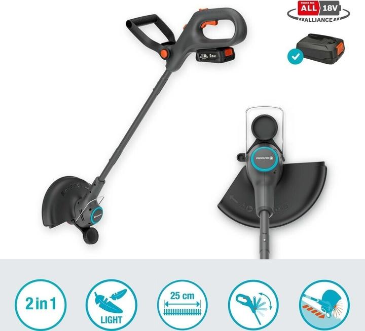 Produktbild Gardena EasyTrim 25/18V P4A Ready-To-Use Set (Trimmfaden)