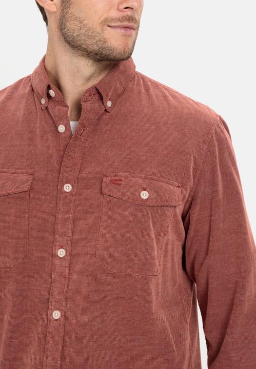 Actual product image Camel Active Regular fit long sleeve shirt in corduroy (XL)