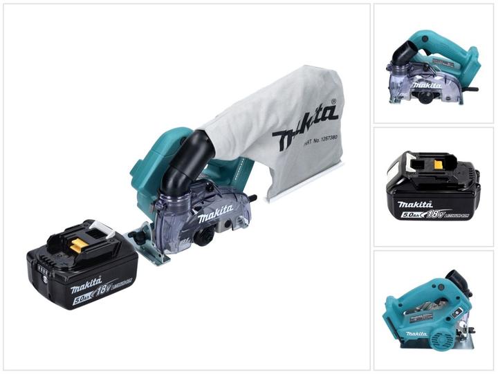 Produktbild Makita DCC 500 T1 Akku Diamantschneider 18 V 125 mm Brushless + 1x Akku 5,0 Ah - ohne Ladegerät (Trennschleifer)