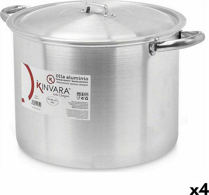 Produktbild Kinvara Kochtopf mit Deckel Ø 30 cm (4 Stück) (30 cm, Kochtopf, Aluminium)