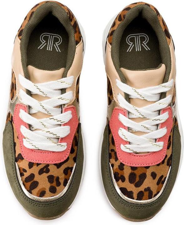 Actual product image La Redoute Collections Sneakers with lacing and leo print (32)