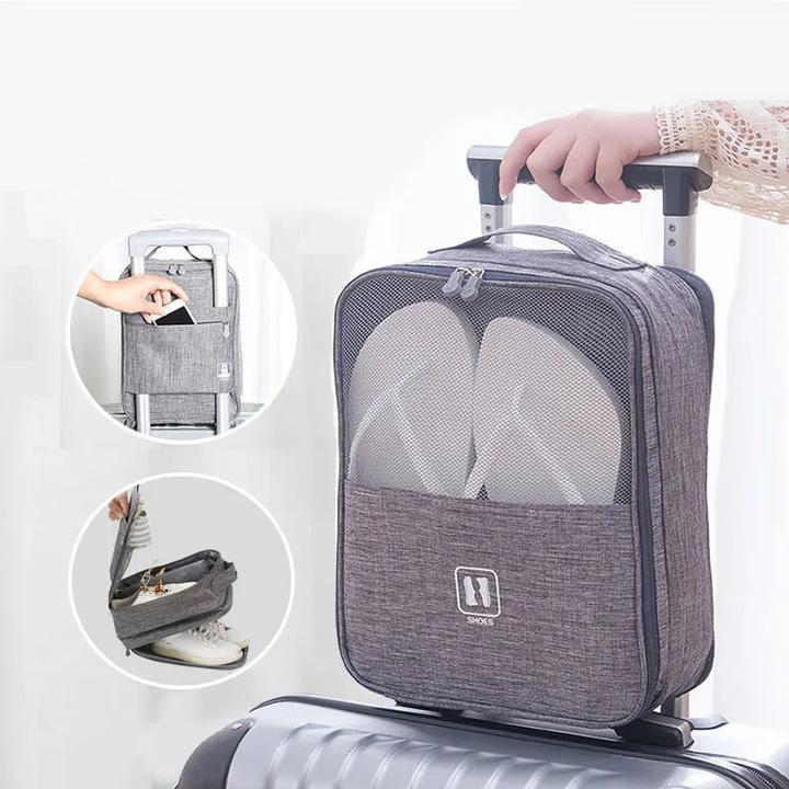 Produktbild Only-Bags.Store Tragbare Reiseschuh Aufbewahrungstasche Unterwäsche Kleidung Organizer Wasserdicht Reisezubehör