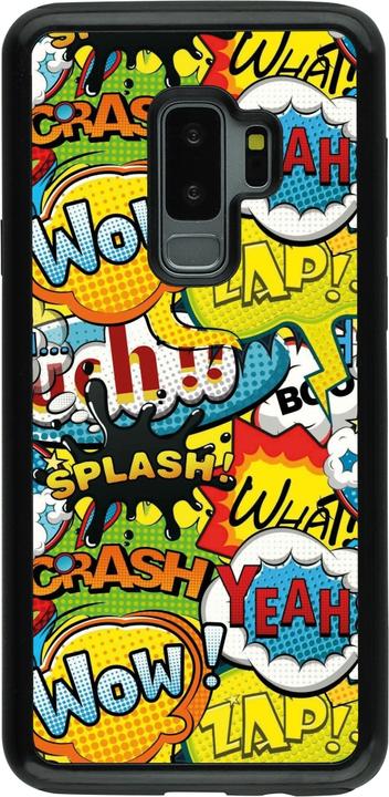 Immagine prodotto PhoneLook Copertina Armatura ibrida nera Cartoni animati slogan (Samsung Galaxy S9+)