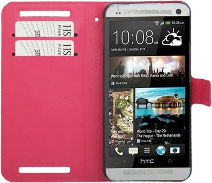 Produktbild König Design Handyhülle für Handy HTC One M7 pink (HTC One M7)