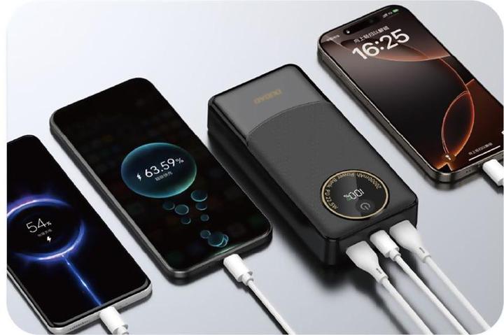 Produktbild Dudao K12 powerbank 20000mAh 22.5W Black (20000 mAh, 22.50 W, 22.50 Wh)