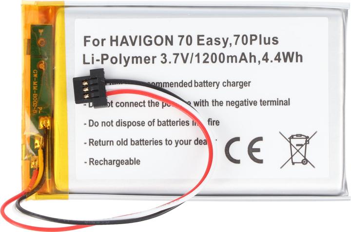 Produktbild AccuCell Akku für NAVIGON 70 Easy, 70 Plus