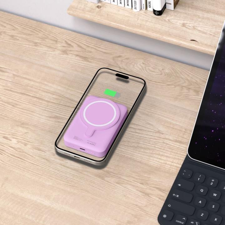Immagine prodotto Tech-Protect LifeMag MagSafe PB11 10000mAh - Rosa (10000 mAh, 15 W)