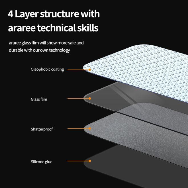 Actual product image Araree CLASS armoured glass screen protector Easy Install Kit (1 Piece, Apple iPhone 16 Pro)
