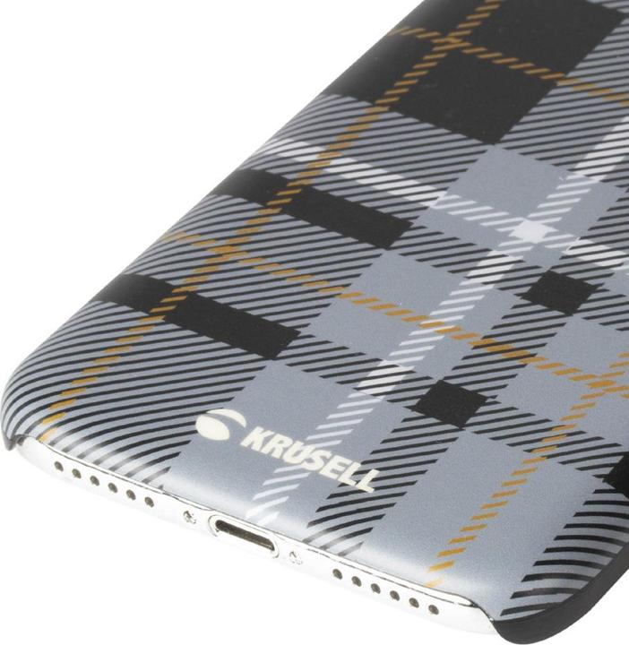 Produktbild Krusell Limited Cover Apple iPhone 8/7 plaid dark grey (Apple iPhone 8)