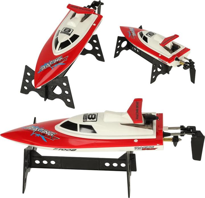 Productafbeelding Ikonka RC boot met afstandsbediening FT008 rood