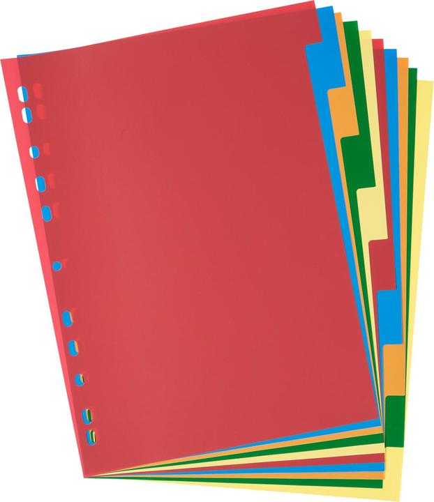 Produktbild Idena Kunststoffregister A4 10 teilig 120µ