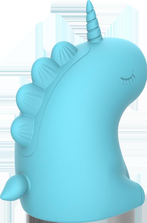 Actual product image Engily Ross Snowflake Unicorn - Massagegerät mit Leckzunge - Blau